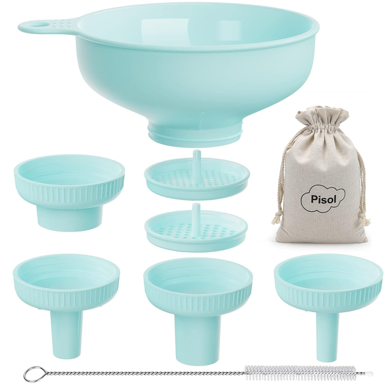Wide Mouth Versatile Funnel, Canning Funnels for Kitchen Use, Food Grade Plastic