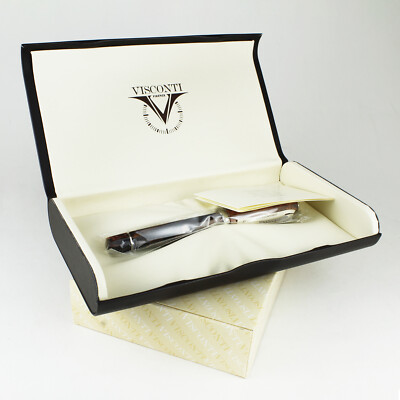 Visconti Medici Fountain Pen with Chrome Trim (Fine Nib)