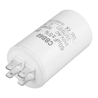 Weltron MK 60uF 5/% 45x116 Cable 350mm 1 St MKP-Motorkondensator radial