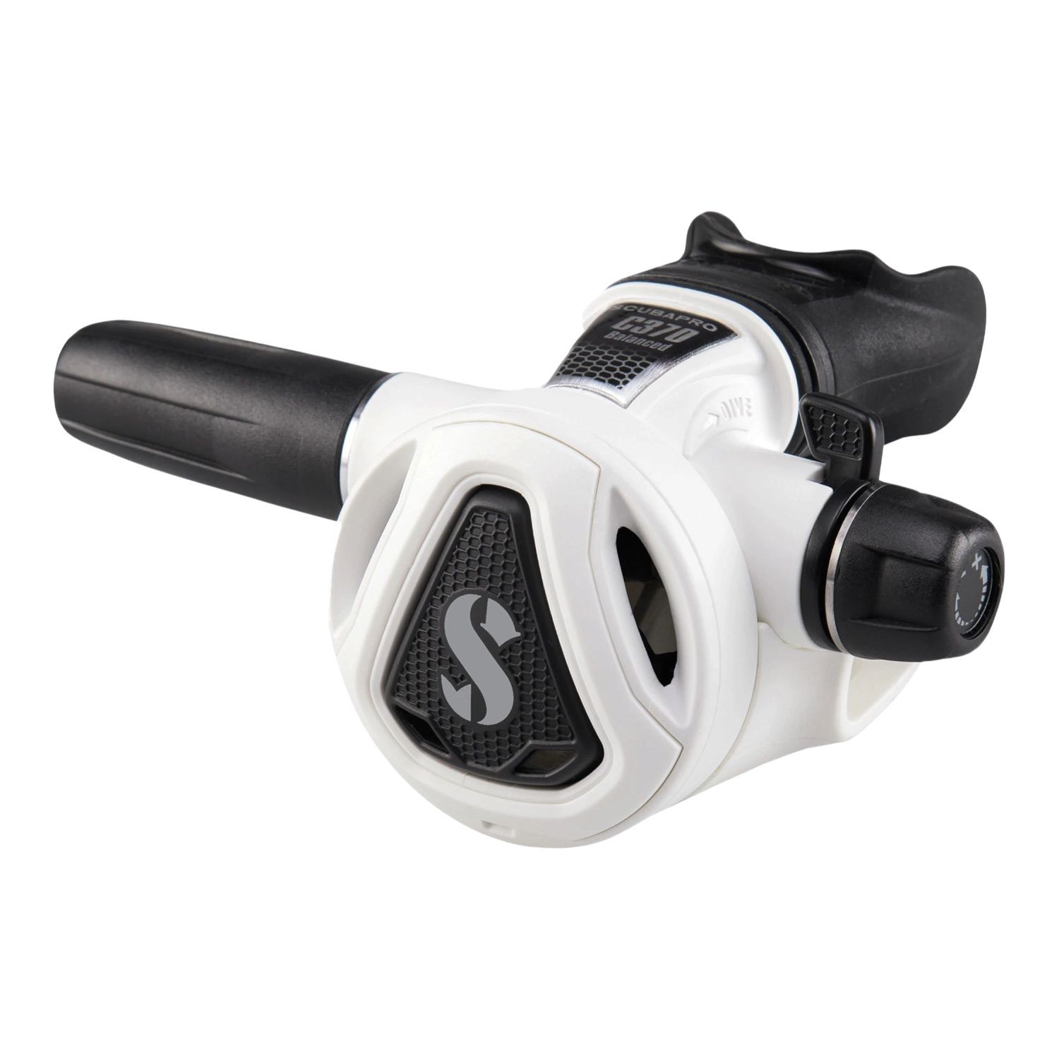SF-1 TopDeal: Scubapro C370 2. Stufe (weiß) ohne Schlauch - C370 White 2nd Stage