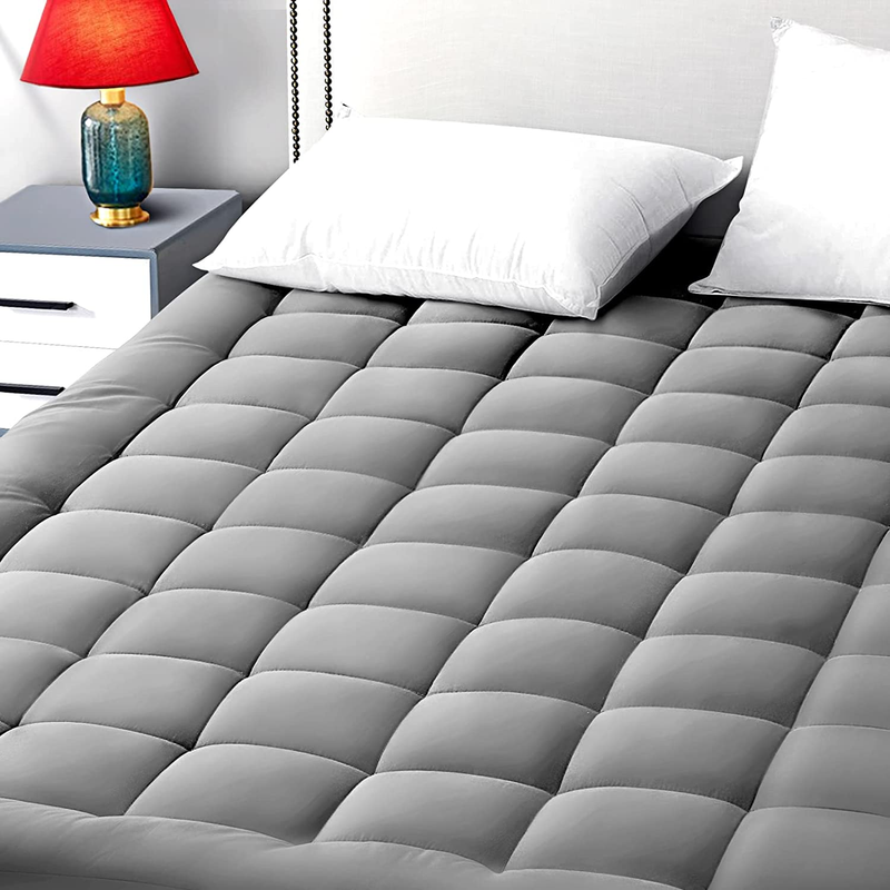 EASELAND Queen Size Mattress Pad Pillow Top Mattress Cover Q