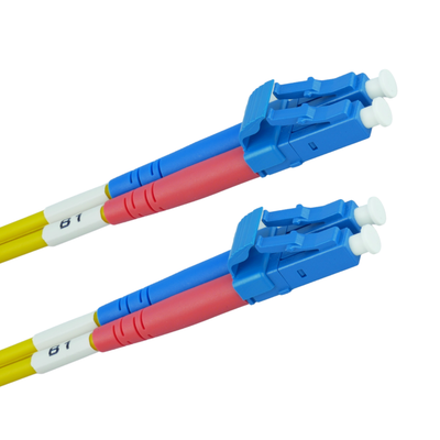 Glasfaser LWL Patchkabel OS2 Singelmode LC - LC Duplex 9/125 Gelb LSOH Fibre