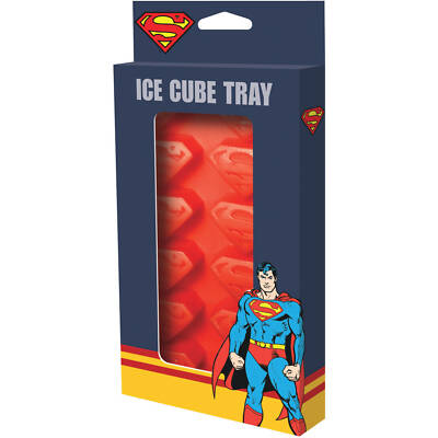 DC COMICS SUPERMAN ICE CUBE TRAY SILICONE JUSTICE LEAGUE MISB 2017 ICUP
