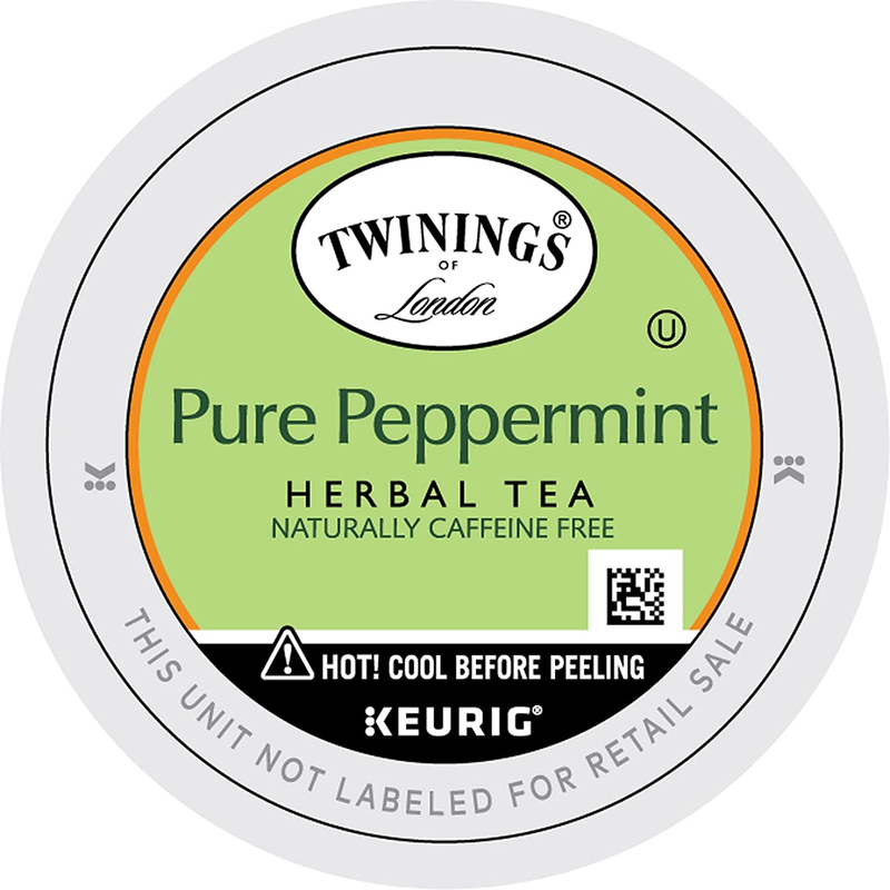 Twinings Tea K-Cup Pods Sampler, English Breakfast, Earl Grey, Green, Pure Peppe