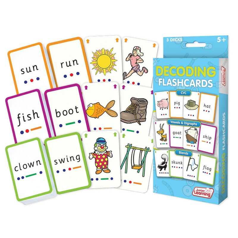 JUNIOR LEARNING Decoding Flash Cards 211