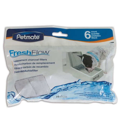 Сменный фильтр Petmate Fresh Flow 6 шт., 8,25 x 0,62 x 6,12