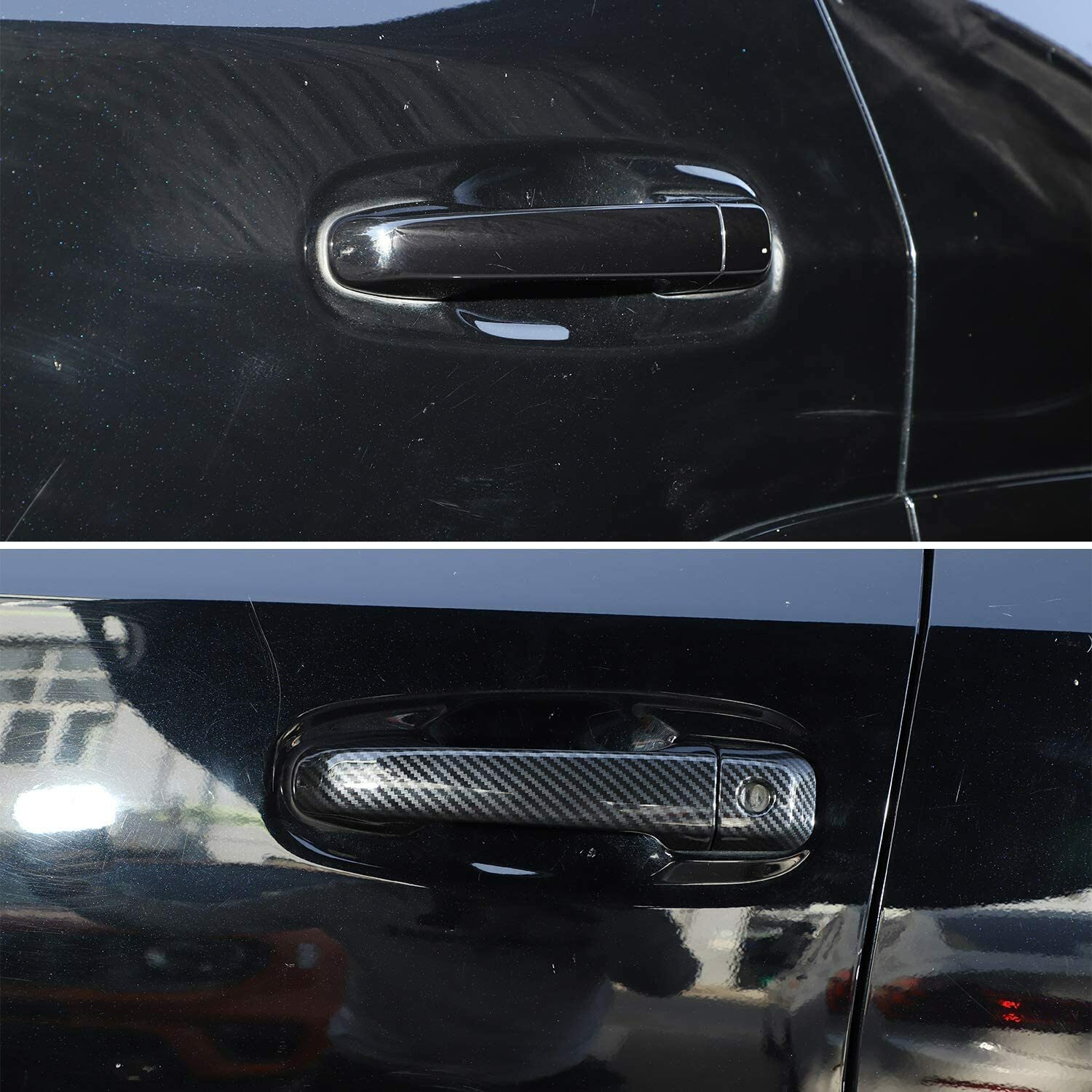 Exterior Door Handle Inserts Trim Cover for 201019 Toyota