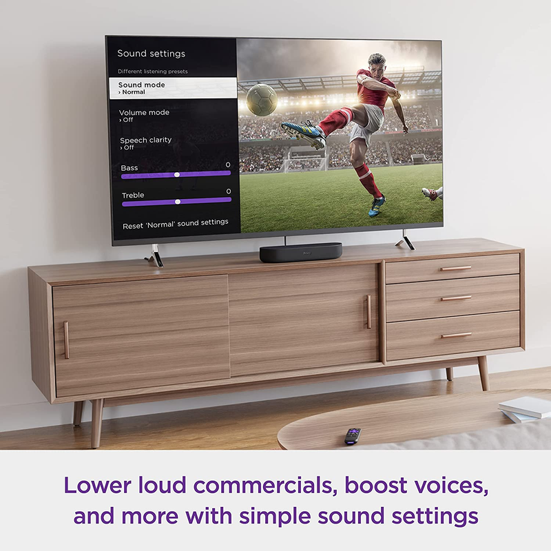 Streambar | 4K HDR Streaming Device & Premium  Soundbar All in One, Ro