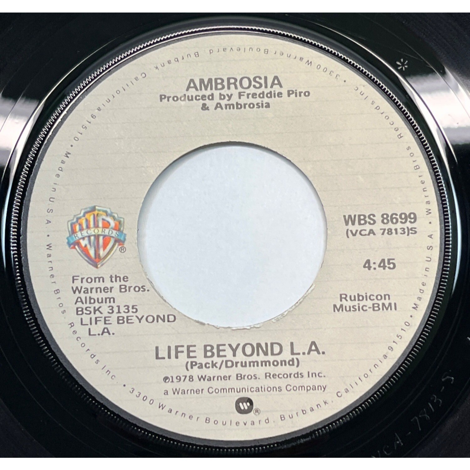★AMBROSIA / Life Byond L.A.★アンブロージア Ambrosia – Life Beyond L.A. – Vinyl (Winchester Pressing, LP