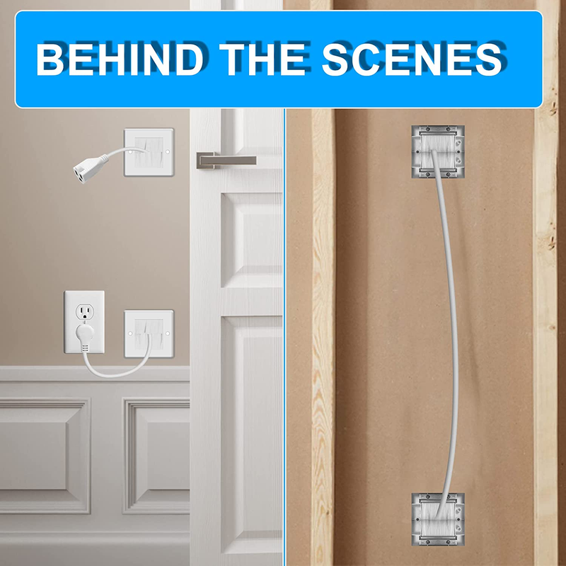 in Wall Cable Management Kit - TV Cord Hider for Wall Mounted TV, Includes 6Ft T