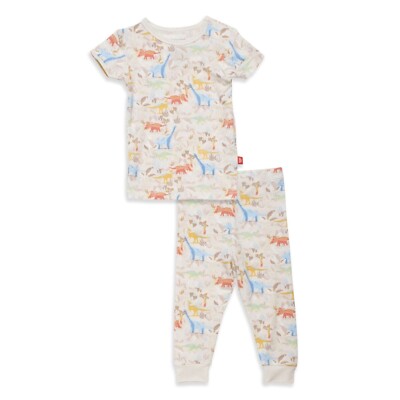 Magnetic Me ''Ext-roar-dinary'' dino  modal magnetic S/S 2pc.pjs, 6 boys, NWT