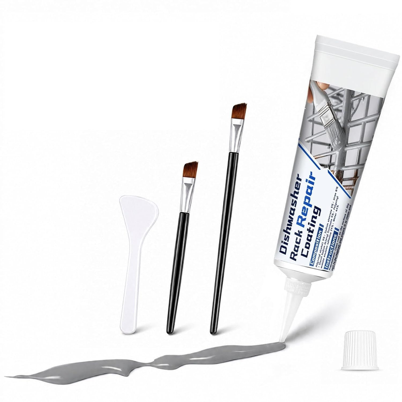 50Ml Gray Dishwasher Rack Repair Coating, Waterproof & Heat Resistant