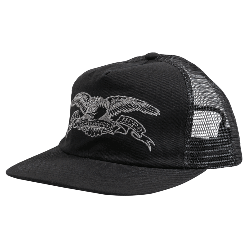 Anti Hero Skateboards Hat Basic Eagle Snapback Black/Charcoal