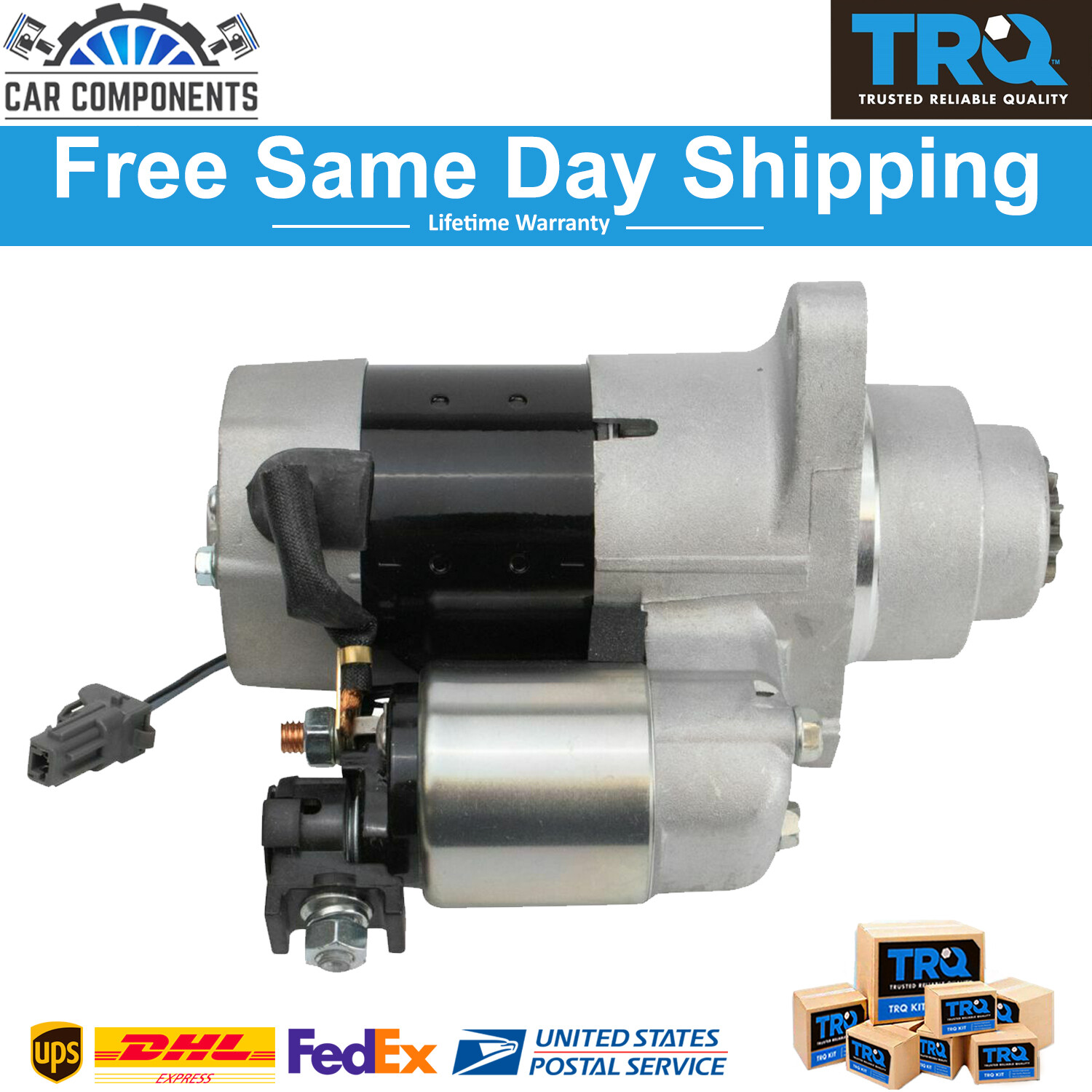 TRQ New Replacement Starter Motor For 2003-2008 Infiniti