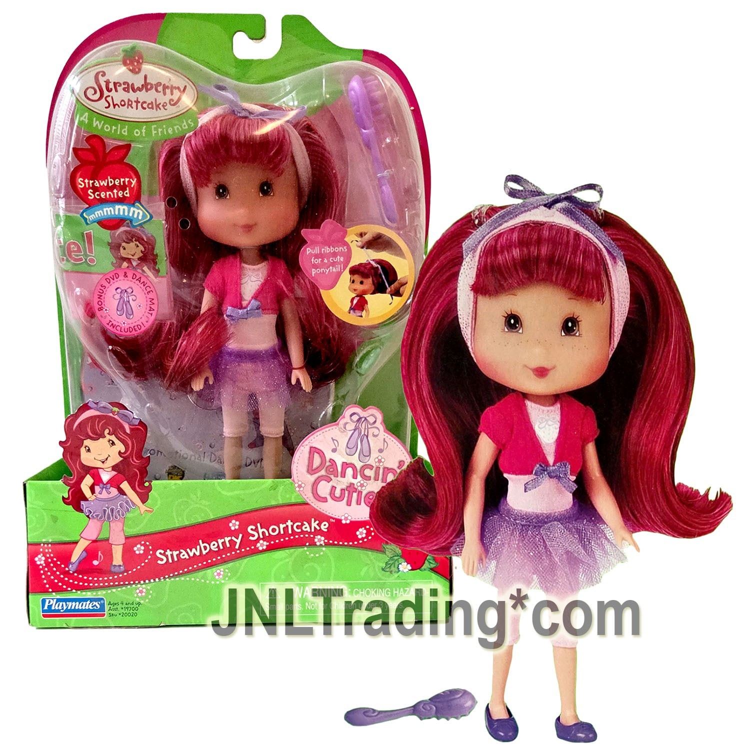 NEW 2007 Strawberry Shortcake  7 Inch Doll DANCIN' CUTIES with Strawberry Scent