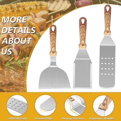 Blackstone Grill Accessories Kit, 26PC BBQ Griddle Tools Set For Outdoor Camping