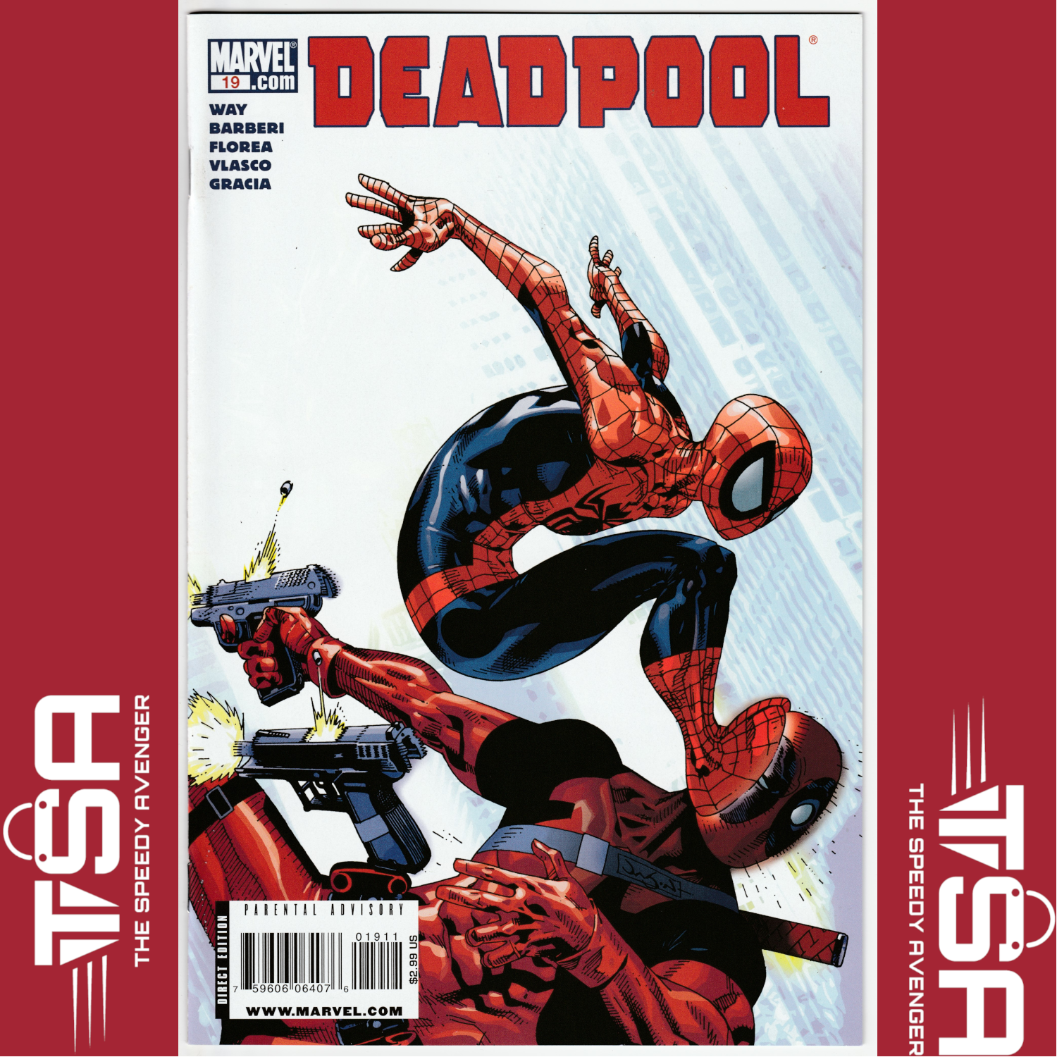 DEADPOOL #19 (Vol 3 2010) Daniel Way Key Issue! Hit Monkey Hulu Animated TV Show