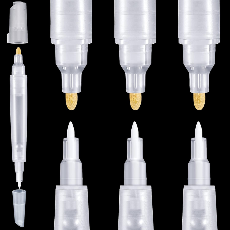 Double End Refillable Paint Pens Empty Refil