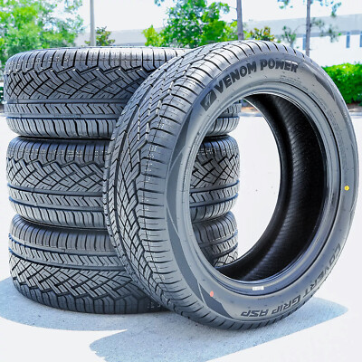 4 Tires Venom Power Covert Grip ASP 235/55R18 104V XL AS A/S Performance