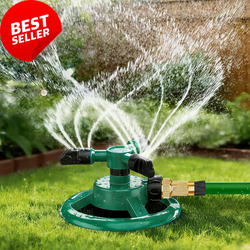 360 Rotating Lawn Sprinkler for Yard Garden Kids Water Fun Automatic