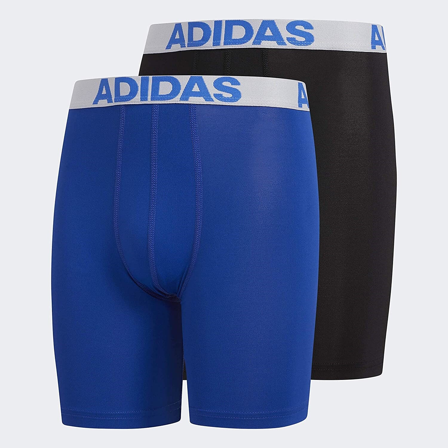 Adidas 256664 Boys 2-Pack Performance Boxer Brief Underwear Size Small