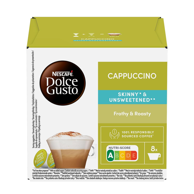Nescafe Dolce Gusto Cappuccino 16 Capsules 100G