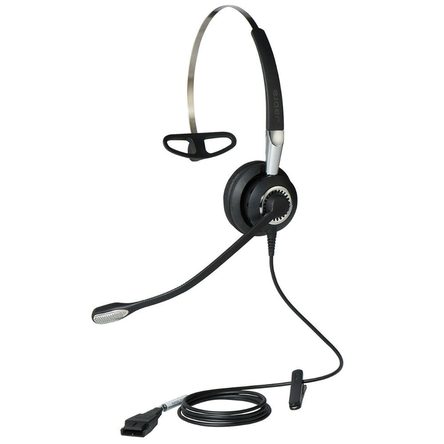 Jabra 2400 II QD Mono CC Headset Black Noise-Canceling Mic On-Ear Comfort - Picture 9 of 9