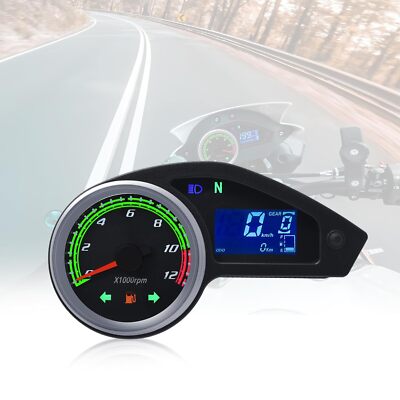 LCD Motorcycle Odometer Digital Speedometer Gauge For Brazil 250 RPS Hawk 250