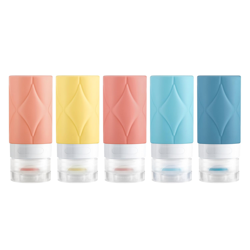 Refillable Squeeze Bottles Travel Bottles for Toiletries Tsa Approved No BPA