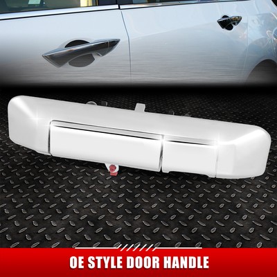 Для 09-15 Toyota Tacoma Хромированная наружная ручка задней двери багажника с отверстием для камеры