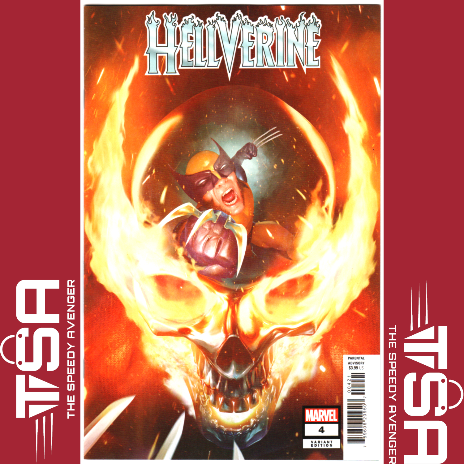 HELLVERINE #4 (Vol 1) Rahzzah Variant Cover 2024 Daken Marvel Comics