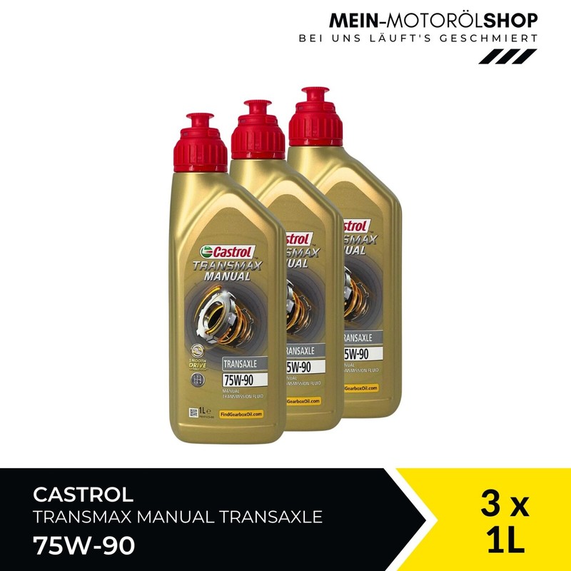Castrol Transmax Manual Transaxle 75w-90 GetriebeÃ¶L Gl-4+ 3x1 Liter = 3 Liter