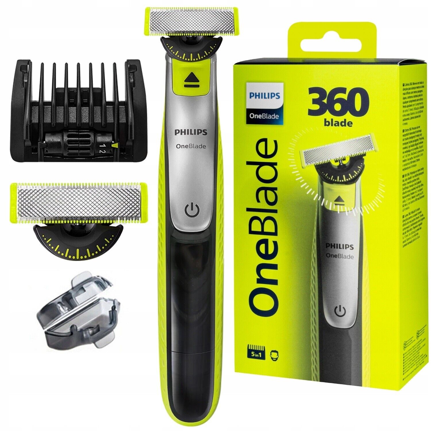 Shaver Philips OneBladeE QP2730 360 Blade Electric Beard Trimmer Shapes 5in1 Shaver Philips OneBladeE QP2730 360 Blade Electric Beard Trimmer Shapes 5in1