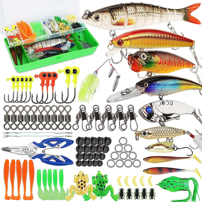 Portable Fishing Tackle Kit Multifunctional Fishing Lure Soft