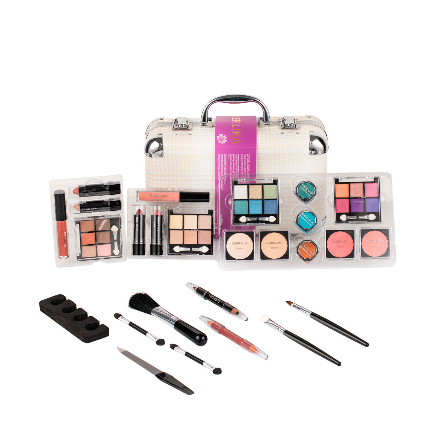 ️ Косметический набор для макияжа Mixed Eyeshadow Lip Gloss Makeup Kit ...