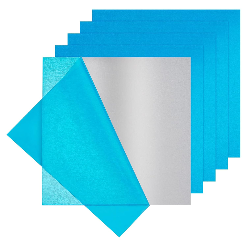 10Pcs 4X4 Inches Unplated Brushed Aluminum Sheets with Film Protection, Dual Sid