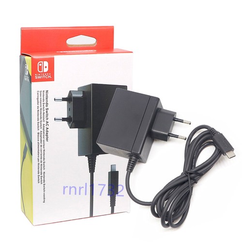 Nintendo Switch スイッチ (EU,GER) Original AC Power Adapter Charger With Cable For Nintendo