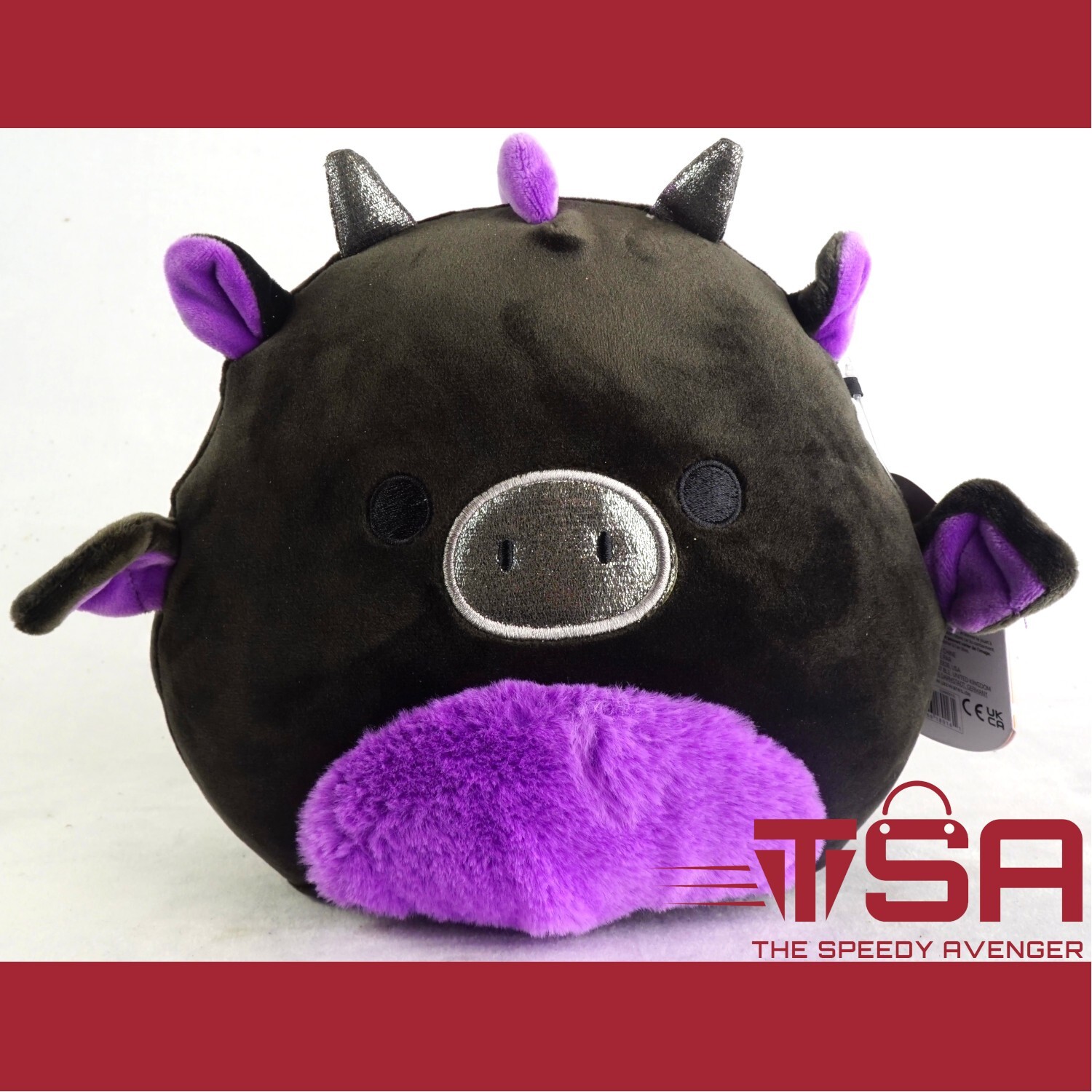 Kellytoy Squishmallow DENT THE DRAGON S8 #2130 Halloween Squad 8 in 2023 Plush