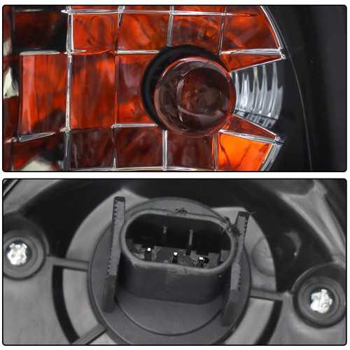 For 2008-2017 Freightliner Cascadia Black LED Headlight Headlamp Right Passenger