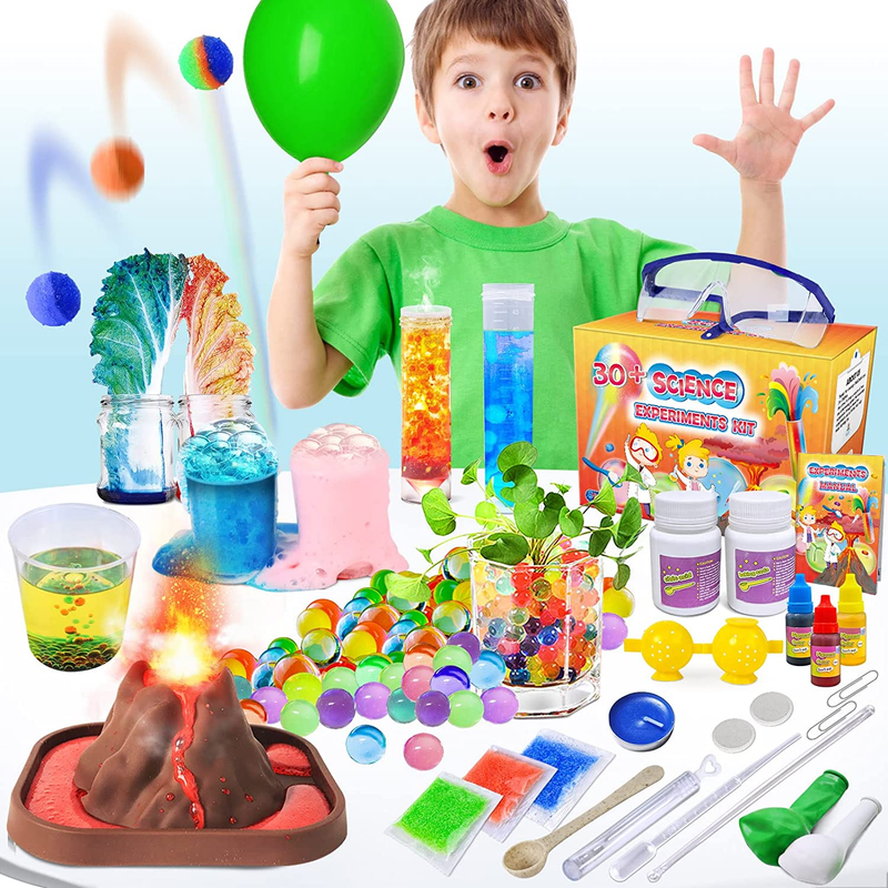 30+ Experiments Science Kits for Kids Age 4-6-8-10-12 Educational STEM Project
