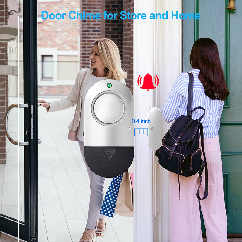 Door Window Alarms, Toeeson 120Db Pool Alarms for Inground Pools, Magnet Trigger