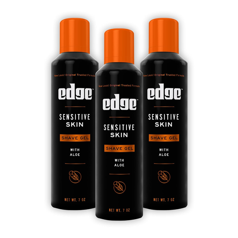 Edge Shaving Gel for Men, 7Oz, 3 Pack Mens Shave Gel with Aloe, Mens Shaving Cre