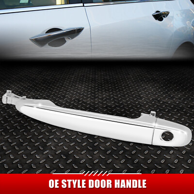 Для 03-11 GX470 RX330 4Runner Camry Хромированная ручка передней левой двери с замочной скважиной