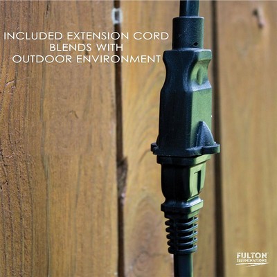 Fulton Illuminations 48 Foot Outdoor String Lights with 13 Ft E... Free Shipping