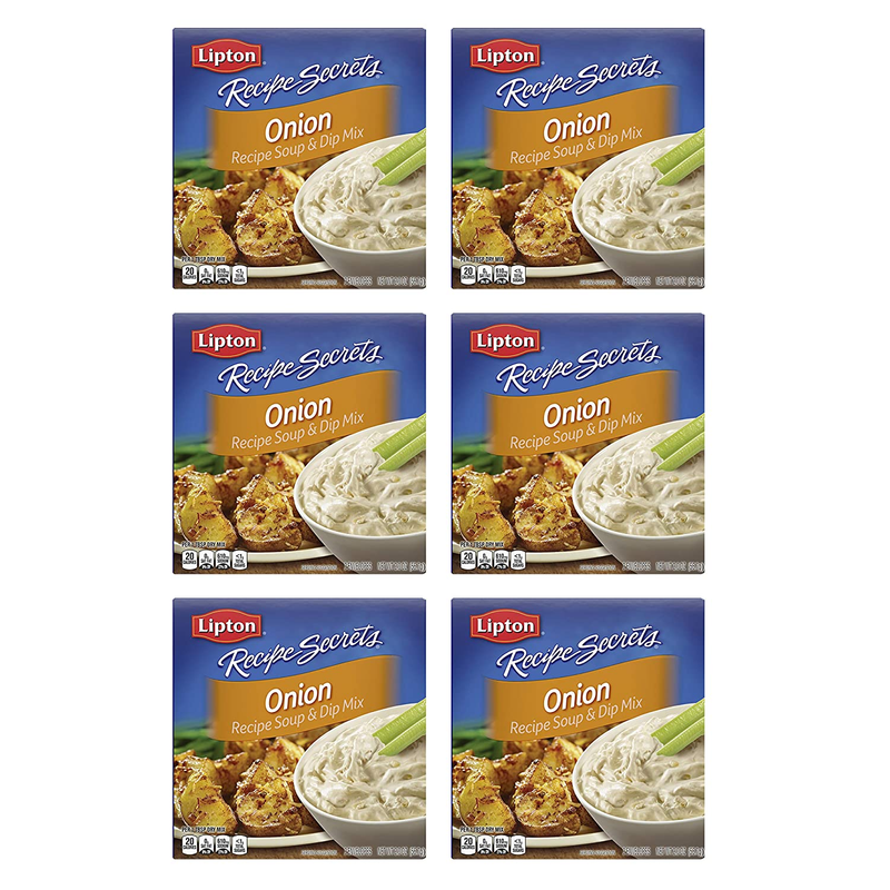 6-Pack Lipton Onion Recipe Secrets Soup & Dip Mix, Dip or So