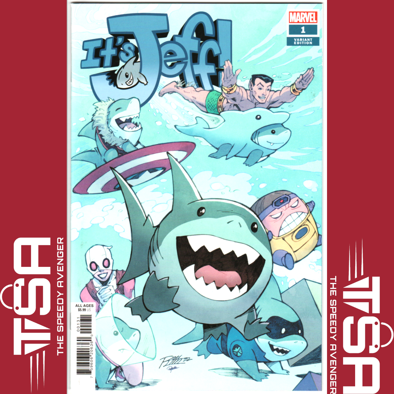 IT'S JEFF #1 Ron Lim Variant FIRST SERIES MARVEL COMICS RIVALS 2023 KEY ISSUE