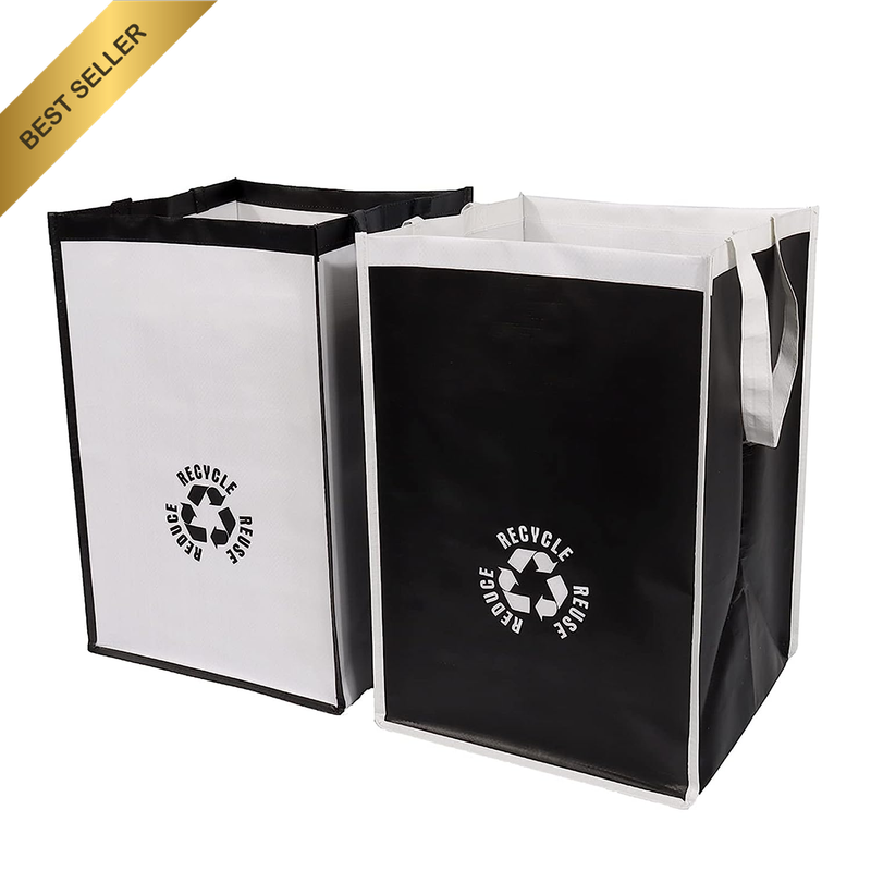 Recycle Waste Bin for Kitchen Home Trash Sorting Bins Bag Base Plate Waterproof