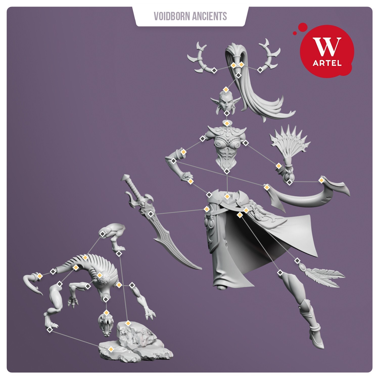 Lady Messalyse with Neros Artel WDrukhari Archon Vect Lhamaean Raidmaster