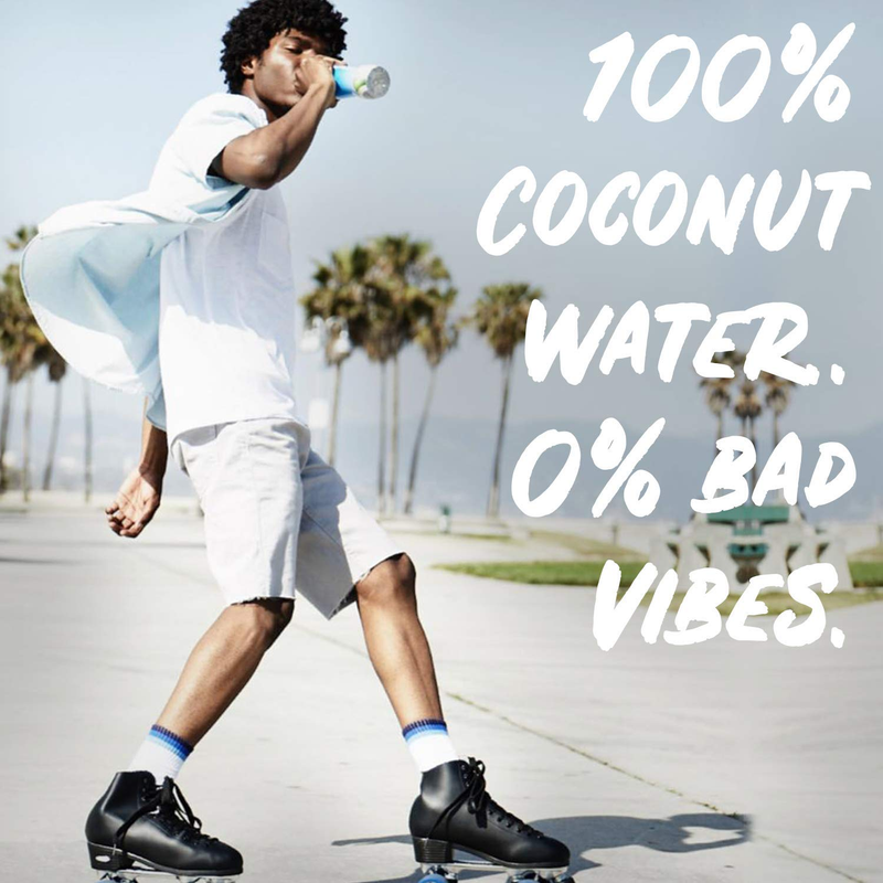 Natural 100% Coconut Water Drink, No Sugar Added Gluten Free, 16.9 Fl Oz...