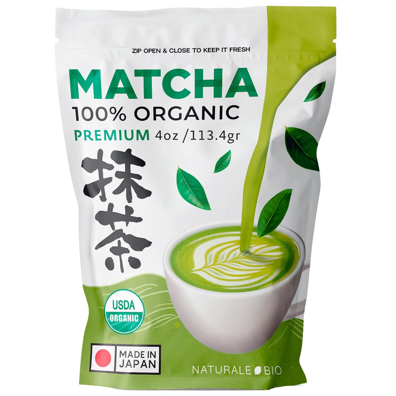 Powder, Organic Matcha, Premium Grade, 4oz - For Drink